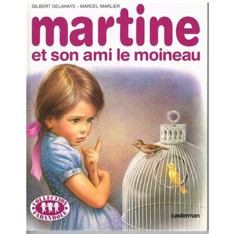 Martine et son ami le moineau - Click to enlarge picture.
