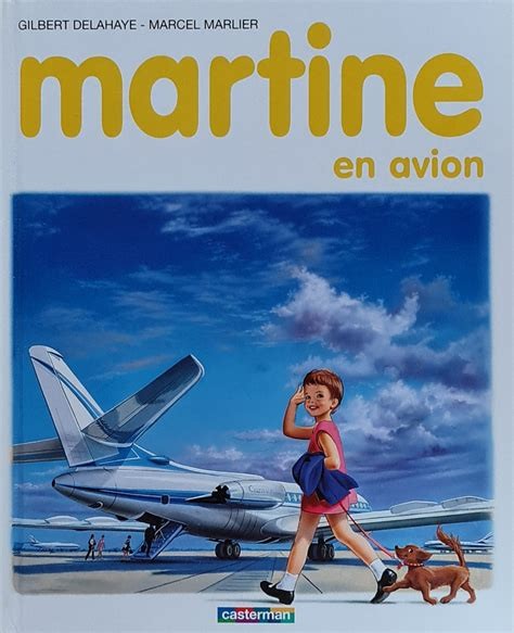 Martine en avion - Click to enlarge picture.