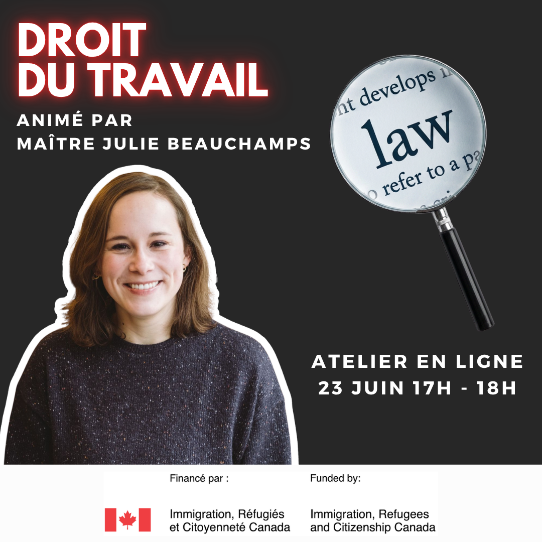 Atelier en ligne – Droit du travail