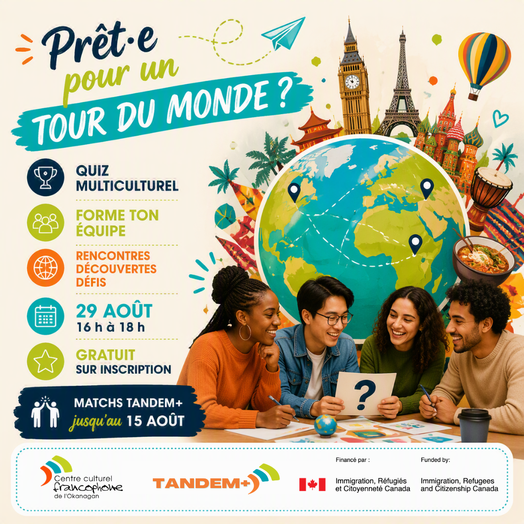 Soirée TANDEM+: Ready for a world tour?